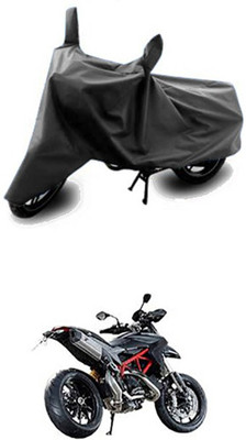 Vedika Collection Two Wheeler Cover for Ducati(Hyperstrada, Grey)