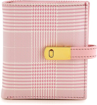 Bellissa Women Pink Artificial Leather Wallet(4 Card Slots)