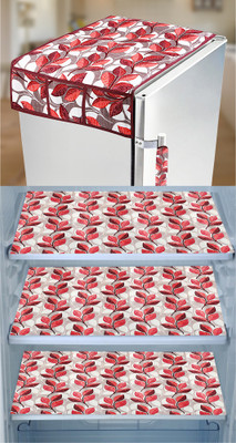 E-Retailer Refrigerator  Cover(Width: 99 cm, Pink)