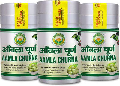Basic Ayurveda Aamla Churna(Pack of 3, 40)