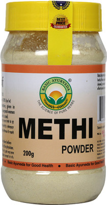Basic Ayurveda Methi Powder(Pack of 3, 600 g)