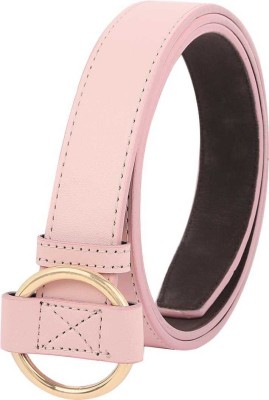 LOOPA Women Casual Pink Synthetic Belt