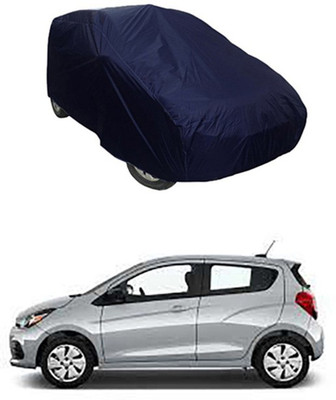 unik auto Car Cover For Chevrolet Spark (Without Mirror Pockets)(Blue)