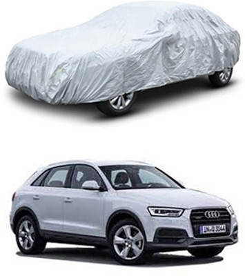 unik auto Car Cover For Audi Q3 (Without Mirror Pockets)(Silver)