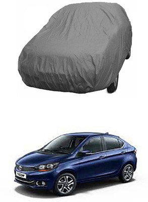 unik auto Car Cover For Tata Tigor (Without Mirror Pockets)(Grey)