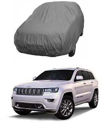 unik auto Car Cover For Mahindra Jeep (Without Mirror Pockets)(Grey)