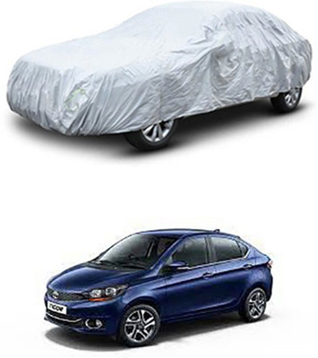 unik auto Car Cover For Tata Tigor (Without Mirror Pockets)(Silver)