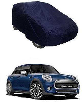 unik auto Car Cover For Mini Universal For Car (Without Mirror Pockets)(Blue)