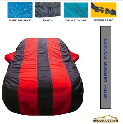 CANVAS HUB Car Cover For Maruti Suzuki XL5 (With Mirror Pockets)(Red, Blue)