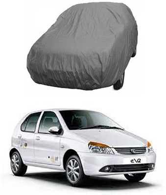 unik auto Car Cover For Tata Indica eV2 (Without Mirror Pockets)(Grey)
