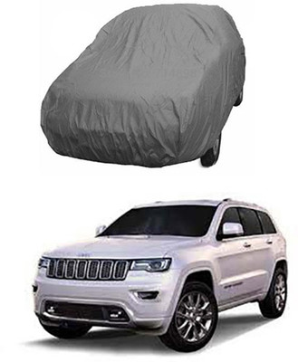 Vedika Collection Car Cover For Mahindra Jeep (Without Mirror Pockets)(Grey)