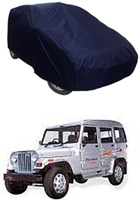 unik auto Car Cover For Mahindra Marshal (Without Mirror Pockets)(Blue)