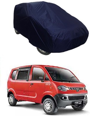 W proof Car Cover For Mahindra Jeeto (Without Mirror Pockets)(Blue)