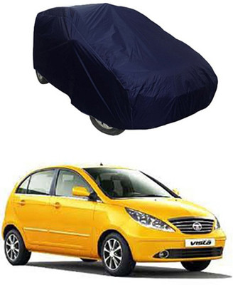 unik auto Car Cover For Tata Vista Tech (Without Mirror Pockets)(Blue)
