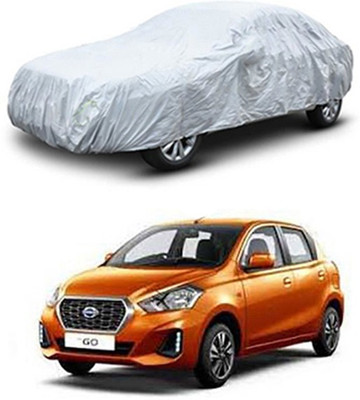 unik auto Car Cover For Datsun Universal For Car (Without Mirror Pockets)(Silver)