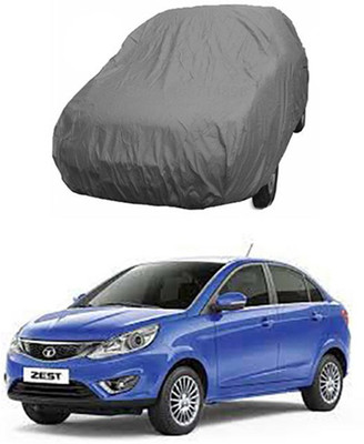unik auto Car Cover For Tata Zest (Without Mirror Pockets)(Grey)
