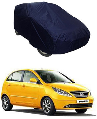 Vedika Collection Car Cover For Tata Vista Tech (Without Mirror Pockets)(Blue)