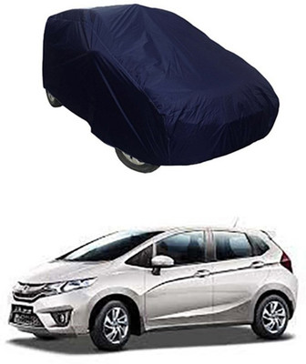 unik auto Car Cover For Honda Jazz (Without Mirror Pockets)(Blue)