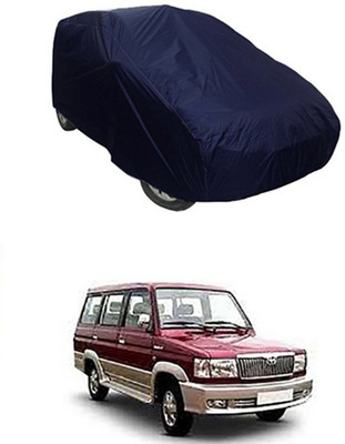 Vedika Collection Car Cover For Toyota Qualis (Without Mirror Pockets)(Blue)