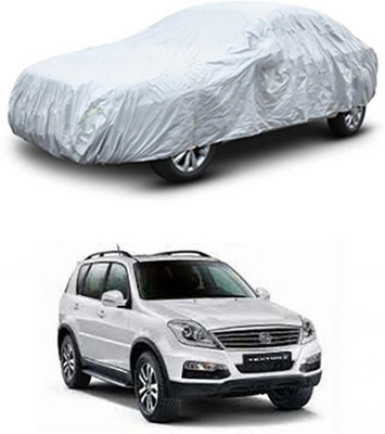 unik auto Car Cover For SsangYong Rexton (Without Mirror Pockets)(Silver)