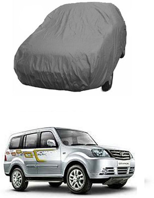 unik auto Car Cover For Tata Sumo Grande (Without Mirror Pockets)(Grey)