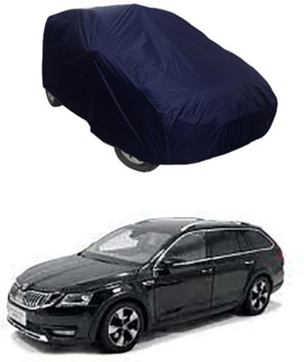 Vedika Collection Car Cover For Skoda Octavia Combi (Without Mirror Pockets)(Blue)