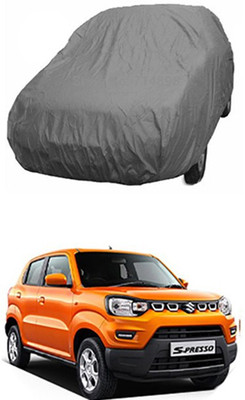 unik auto Car Cover For Maruti Suzuki S-Presso (Without Mirror Pockets)(Grey)