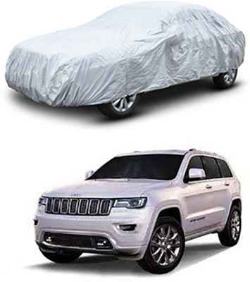 Vedika Collection Car Cover For Mahindra Jeep (Without Mirror Pockets)(Silver)