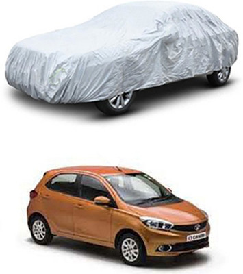 unik auto Car Cover For Tata Tiago (Without Mirror Pockets)(Silver)