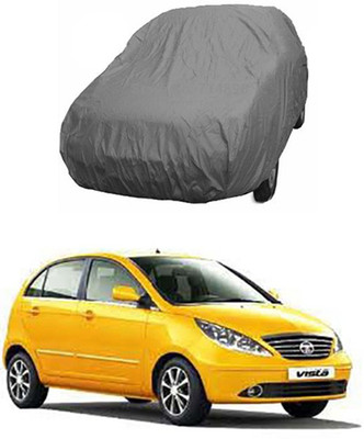 Vedika Collection Car Cover For Tata Vista Tech (Without Mirror Pockets)(Grey)