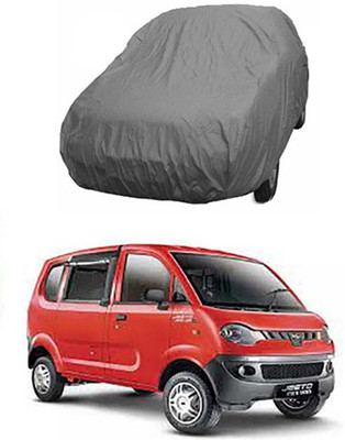W proof Car Cover For Mahindra Jeeto (Without Mirror Pockets)(Grey)