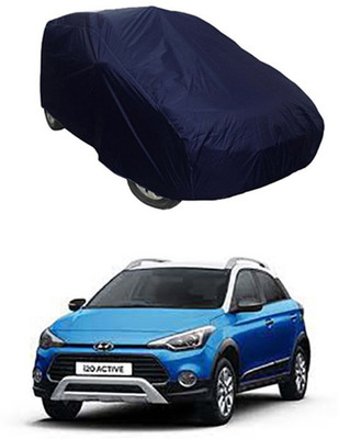Vedika Collection Car Cover For Hyundai i20 Active (Without Mirror Pockets)(Blue)