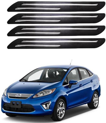 ARNEJA Rubber Car Bumper Guard(Black, Pack of 4, Ford, Fiesta)