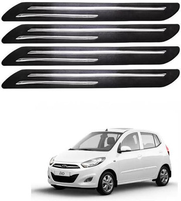 ARNEJA Rubber Car Bumper Guard(Black, Pack of 4, Hyundai, i10)