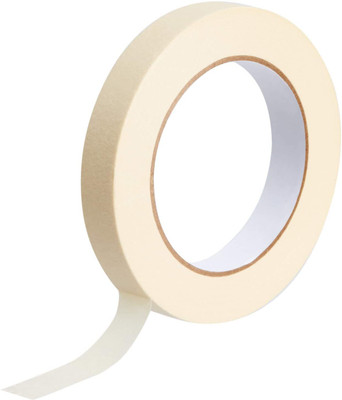 HEER Single Sided (Pack of 1), 24 mm x 20 mtr Handheld Masking Tape (Manual)(Set of 1, White)
