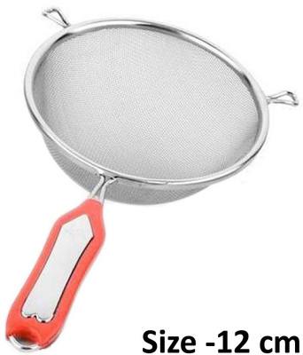KUBER INDUSTRIES Stainless Steel Soup & Juice Strainer/Liquid Filter-12 cm (Set Of 1, Silver) -KUBMART2722 Strainer(Silver Pack of 1)