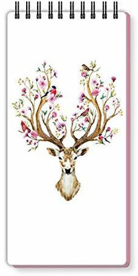 Nourish ToDo List Note Pad Regular Note Pad Ruled 50 Pages(DEER)