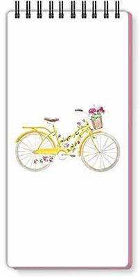 Nourish ToDo List Note Pad Regular Note Pad Ruled 50 Pages(YELLOW CYCLE)