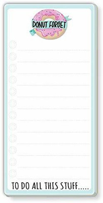 Nourish ToDo List Note Pad Regular Note Pad Ruled 50 Pages(DONUT)