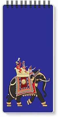 Nourish ToDo List Note Pad Regular Note Pad Ruled 50 Pages(ELEPHANT BLUE)