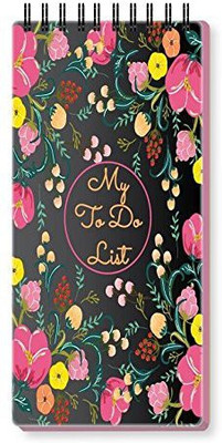 Nourish ToDo List Note Pad Regular Note Pad Ruled 50 Pages(Black)