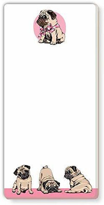 Nourish ToDo List Note Pad Regular Note Pad Ruled 50 Pages(PUGS)
