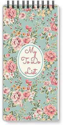 Nourish ToDo List Note Pad Regular Note Pad Ruled 50 Pages(RETRO ROSE)