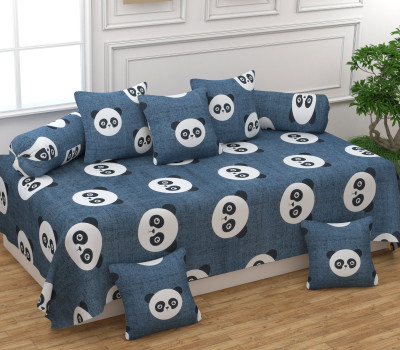 DTODEXPRESS Polycotton Cartoon Diwan Set(Blue)
