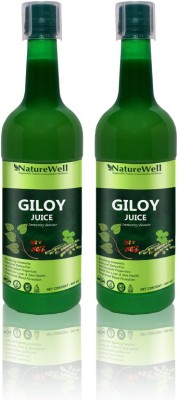 Naturewell Giloy Juice Is Best Huice For Building Immunity and IMMUNITY BOOSTER (PACK OF 2)(2 x 500 ml)