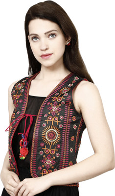 TAVAN Sleeveless Embroidered Women Jacket