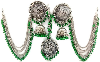 IBBIE Oxidised Silver Sterling Silver Silver Jewellery Set(Pack of 1)