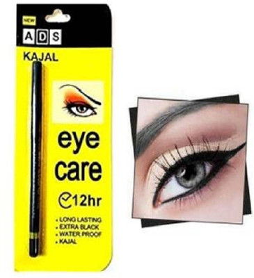 ads Waterproof Deep Intense Long-lasting Smudge Free Deep Kajal(Black, 0.35 g)