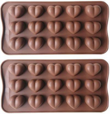 Craftaura Silicone Chocolate Mould 15(Pack of 2)