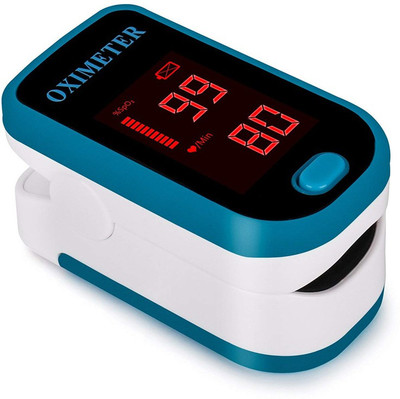 Sahyog Wellness LED Type Fingertip Pulse Oximeter Big Digit Led Display Blood Oxygen Monitor -Travel Carry Case Included Pulse Oximeter(Blue)